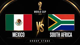 World Cup 26 Mexico vs South Africa | Extended Highlights | Group A | Simulation