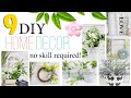 🌿 (NEW) 9 DIY Home Decor No Skill Required | Easy, Inexpensive DIY Home Decor