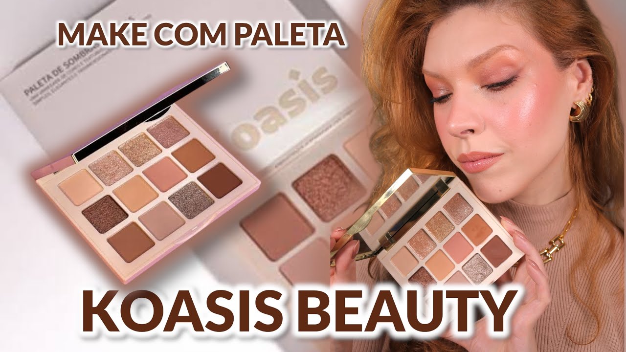 MAKE USANDO PALETA NUDE **KOASIS BEAUTY**!!