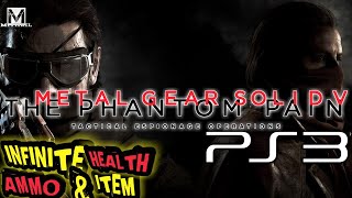 Metal Gear Solid V The Phantom Pain Infinite Health, Ammo, Item, Money, Max Everything PS3