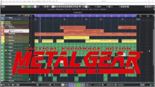 Metal Gear Solid - Encounter (Alert Theme) Recreation [DAW Video]