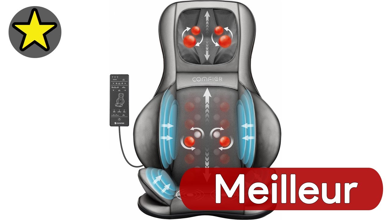 🏆 TOP 3 MEILLEUR SIEGE DE MASSAGE SHIATSU 2025