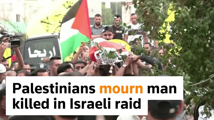 Palestinians mourn man killed in Israeli raid