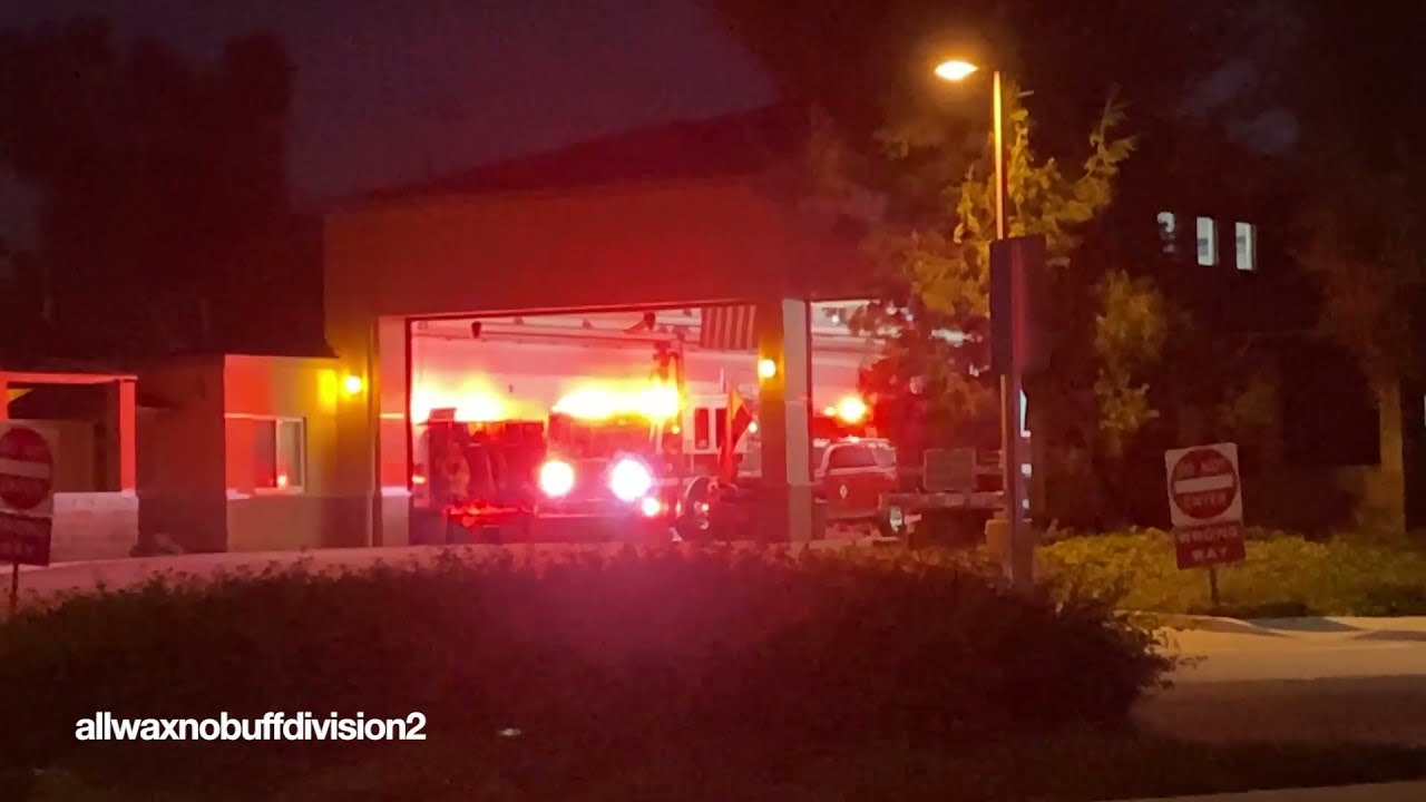 OCFA Engine 6 Responding