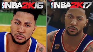 NBA 2K17 vs NBA 2K16 Face/Graphics Comparison - 2nd Official Trailer