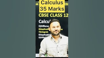 #calculus 35 Marks #Class 12 100 Marks #CBSE 12 Marks  #Class12 #boardexam2024 #shivangmathsacademy