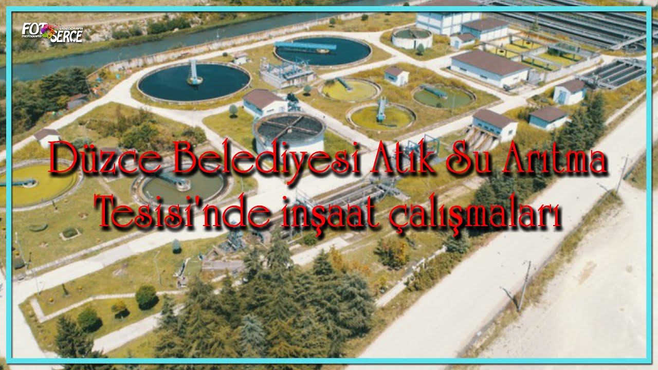 Düzce Belediyesi Atık Su Arıtma Tesisi'nde inşaat çalışmaları | FotoSerce.com