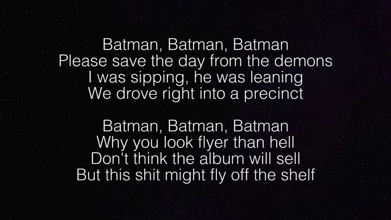 Jaden Smith Batman Lyrics YouTube