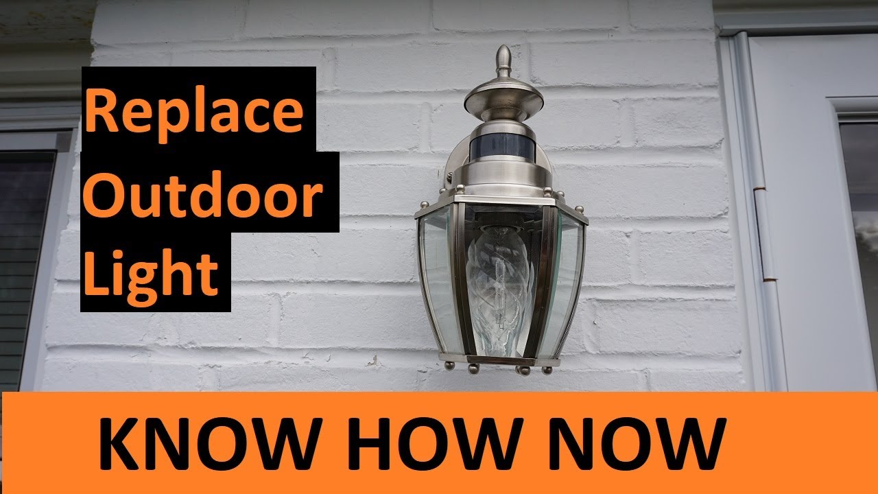 How To Replace Exterior Light Bulb