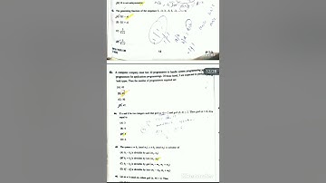 MA/MSc Mathematics Entrance ANSWER KEY, June 2023 HPU .