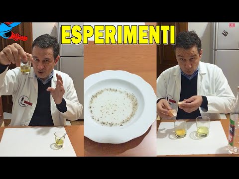 Perché l&rsquo;alcool disinfetta contro virus e batteri? Due #EsperimentiniBressanini anzi tre