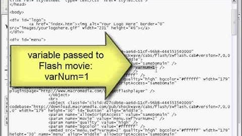 Embedding Flash with SWFObject
