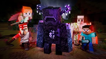 OBSIDIAN WARDEN  - Alex and Steve Life (Minecraft animation)