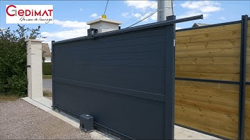 Poser un portail coulissant motorisé - Ma Maison de A à Z