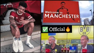 ✅ Official from Germany | Dortmund confirms Sancho's departure ✌️ | Welcome to Manchester United