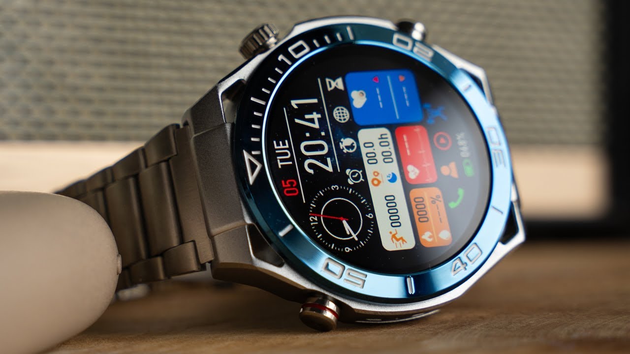 Smartwatch JG SMART JS100 z funkcją pomiaru glukozy, EKG i inne