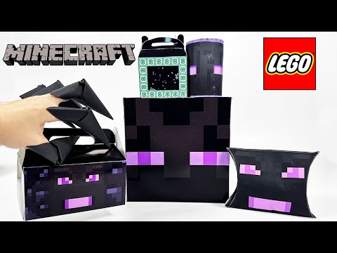 YouTube thumbnail: UNBOXING LEGO MINECRAFT LARGEST BOX 😱(The End Portal) INSANE RARE FINDS!