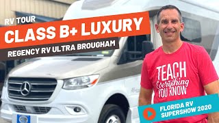 LUXURY CLASS B+ RV TOUR OF THE REGENCY RV ULTRA BROUGHAM | 2020 Florida RV Supershow