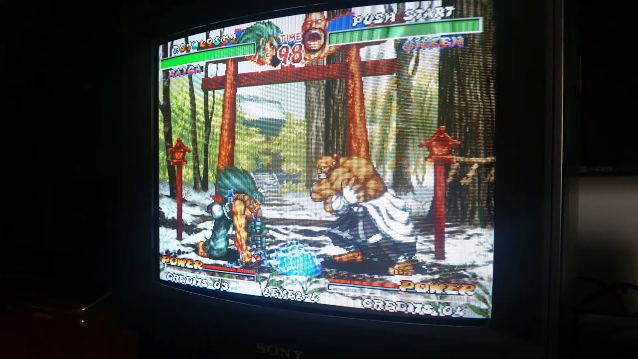 Ninja Master's - Neo Geo AES Gameplay 2 - SONY Trinitron