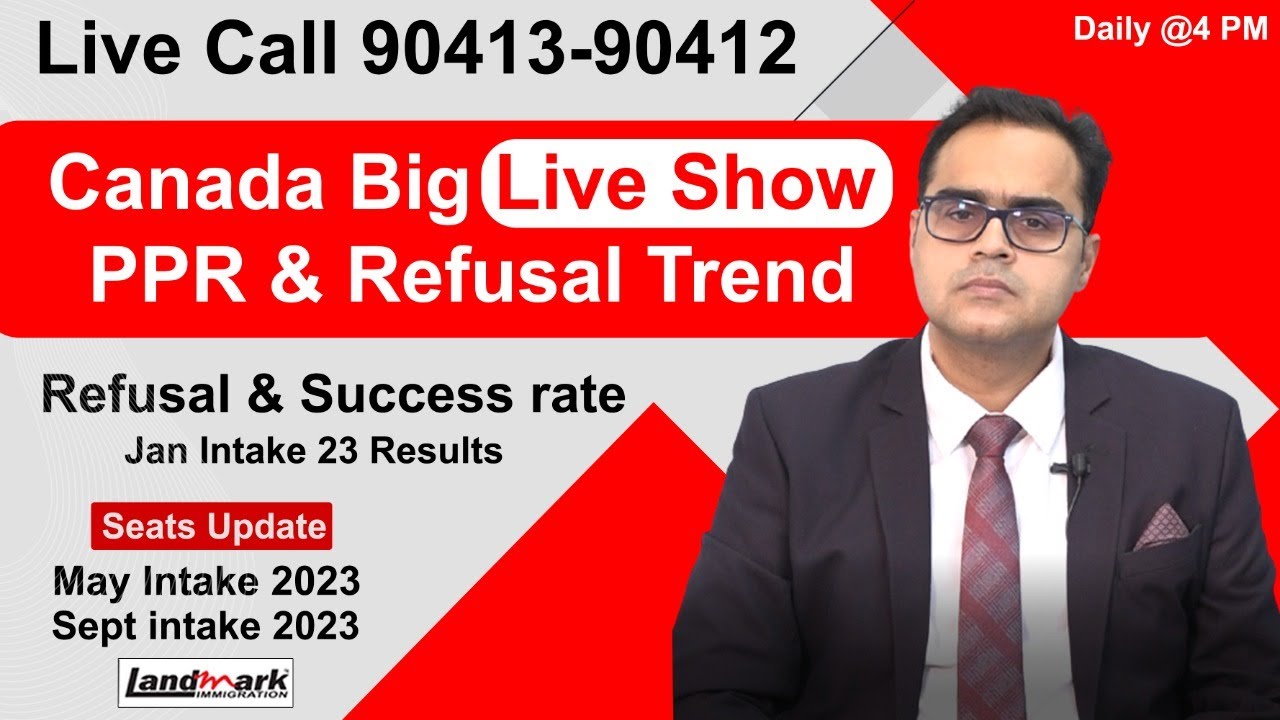 Canada Big Live Show | PPR & Refusal Trend | Refusal & Success rate ...