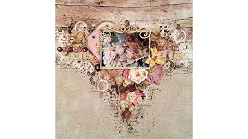 Virág Réti - Mixed Media Scrapbook Tutorial - #9 - "Teddies everywhere"