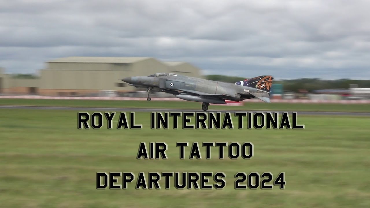 The Royal International Air Tattoo 2024 Departures - YouTube