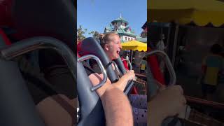 Riding the Incredicoaster #disneyland #disneyparks #disney #rollercoaster  #timefordimensionalrobin
