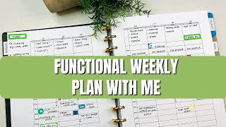 Functional Weekly Plan With Me: Hourly Planner