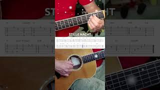Lerne Stille Nacht auf der Gitarre 🎄🎁⭐⭐#gitarrelernen #weihnachtslieder #stillenachtgitarre