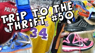 Trip To The Thrift #50 - Jordans, Lebrons, Prestos, Jerseys And More!