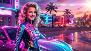 1987 Last Train Night Synthwave & Outrun Mix 🚂 Emotional Retro Drive
