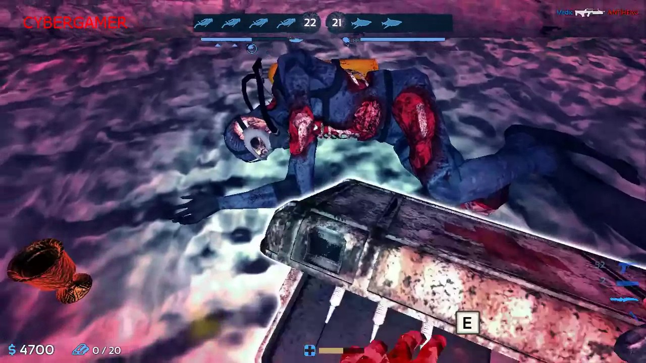 Depth shark game - antiguo map (playing as diver) & commentary