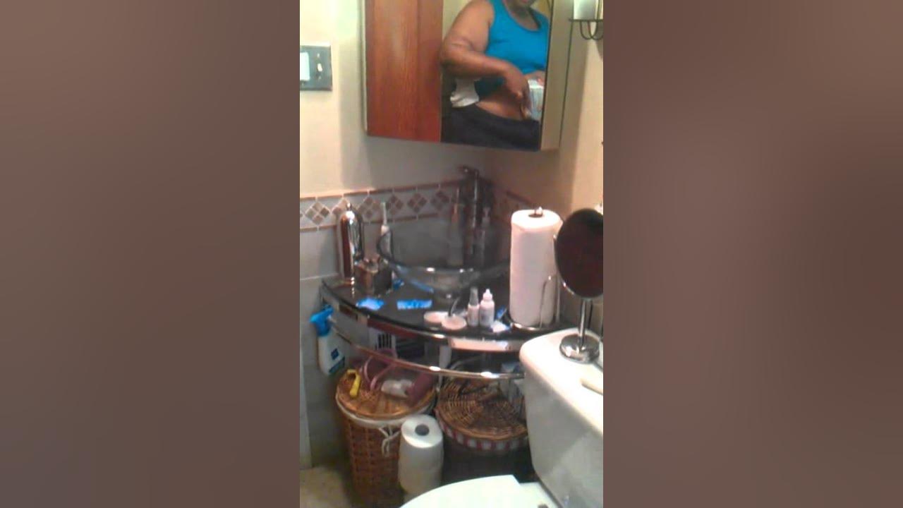 OSTOMY African American Shower prep (edited video) How to shower with