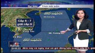 Dự Báo Thời Tiết VTV 21/1/2014