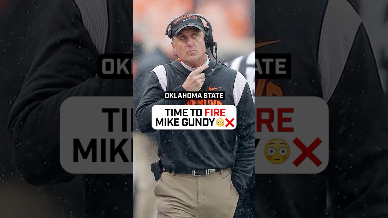 Mike Gundy FIRED By Oklahoma State In Shocking Fashion ❌