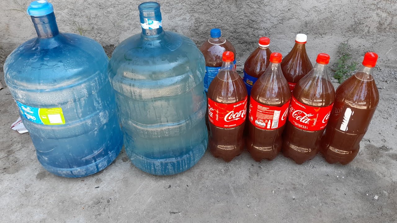 Preparación para 20 litros de solución madre A, B y C para hidropónia