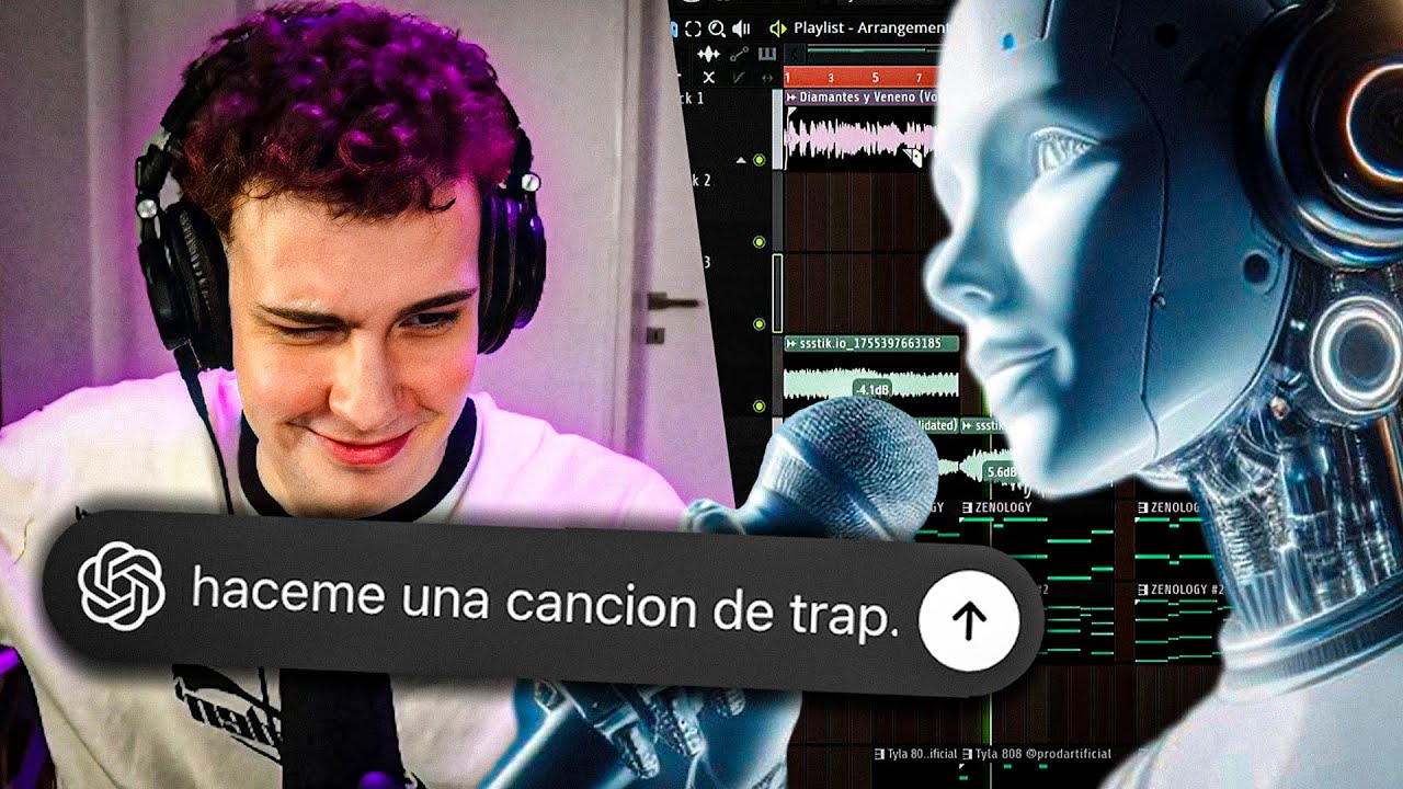 hice una cancion de trap con IA