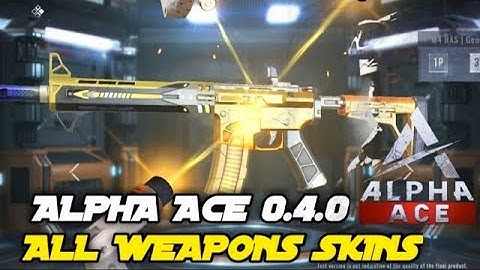 Alpha Ace All Weapon Skins Showcase - CSGO Mobile