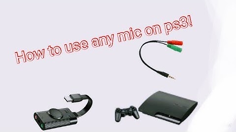 how to use any mic on ps3