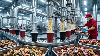 Comment On Fabrique Les Nouilles Instantanées Processus Industriel