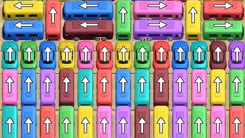 Car Jam Level 48 Game Walkthrough || Bus Out - Bus Jam Puzzle Game