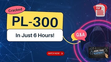 🚀Cleared PL-300 Exam in Just 6 Hours! | Microsoft Power BI Data Analyst | Complete Guide + Free PDF