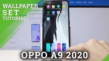 How to Change Wallpaper in OPPO A9 2020 - Home Screen Update