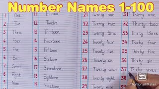 Number Names 1100 || 1100 Spelling || Number Names