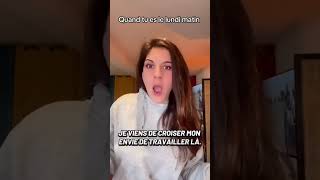 quand tu es lundi matin 😂 #humour #comedy #drole #lundi #sketch #acting