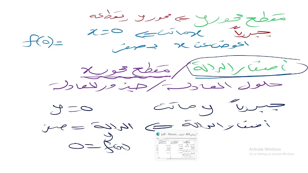 ريض364-ريض363: مقطعYوالتماثل