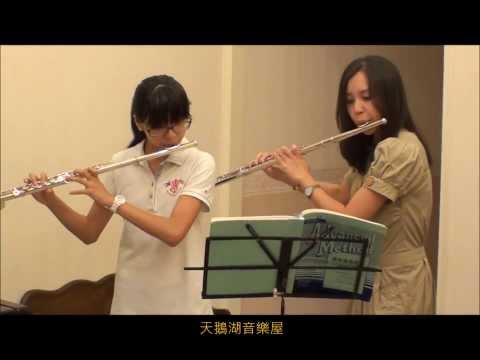 吳芷儀、陳美如 老師《KUMMER-Allegretto》102/11/6~長笛二重奏 /天鵝湖音樂屋