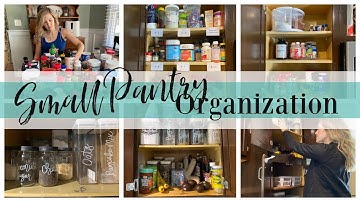 SMALL PANTRY ORGANIZATION // DECLUTTER & ORGANIZE WITH ME