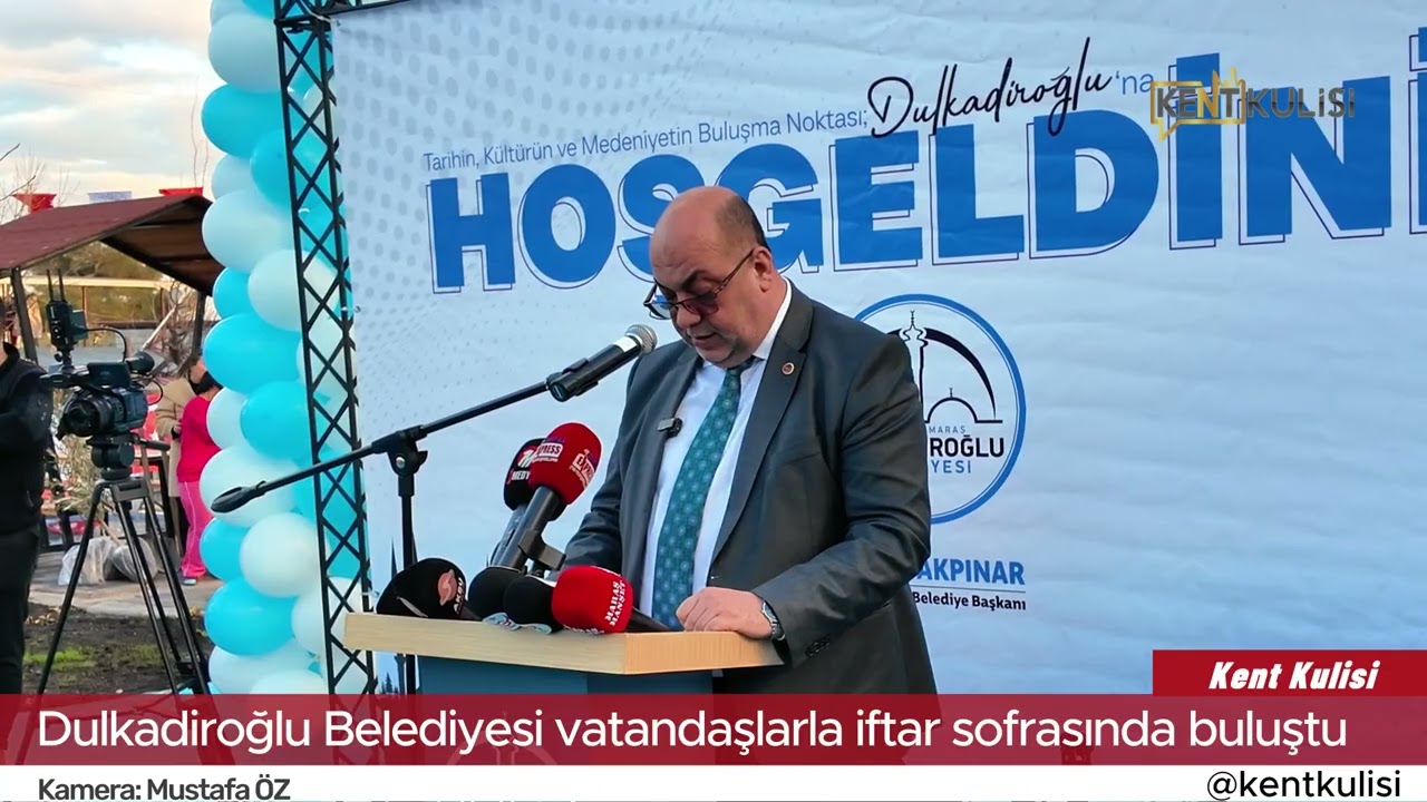 DULKADİROĞLU BELEDİYESİ VATANDAŞLARLA İFTAR SOFRASINDA BULUŞTU