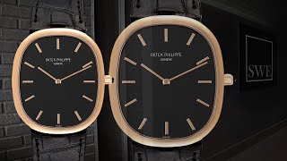 Patek Philippe Golden Ellipse Grande Taille Rose Gold Black Dial Watch 5738 | SwissWatchExpo